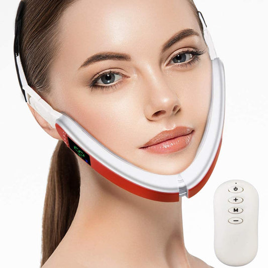 Infrared LED Light Photon Therapy V-Shape Slimming Face Massager