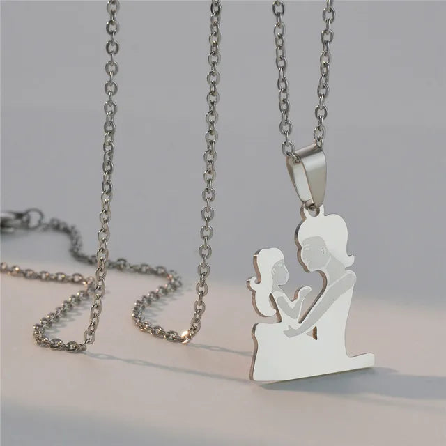 Family Silver Necklaces