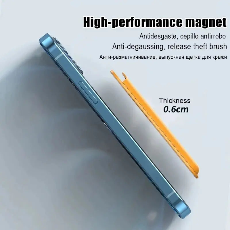 For Magsafe Magnetic Leather Card Clip For iPhone 14 Pro Max