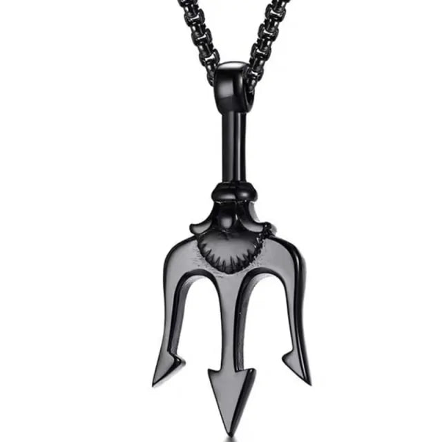 Trident Pendant Necklace