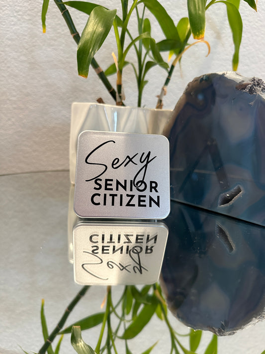 Sexy Senior Citizen Compact Mirror