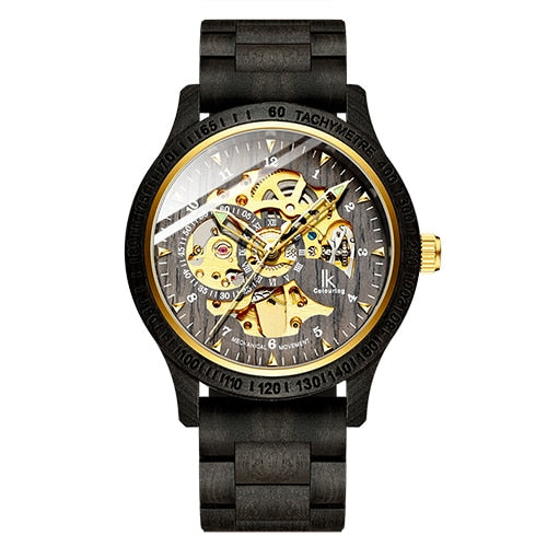 Wooden Men's Mechanical Watch