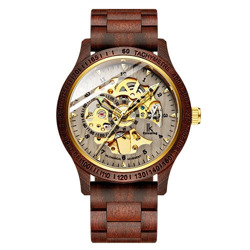 Wooden Men's Mechanical Watch